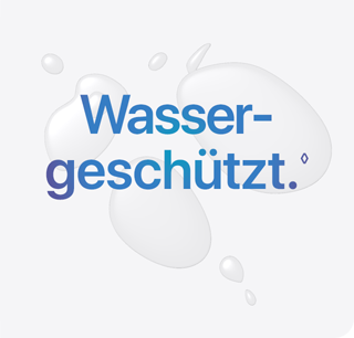 Wasserschutz. Siehe rechtliche Hinweise.