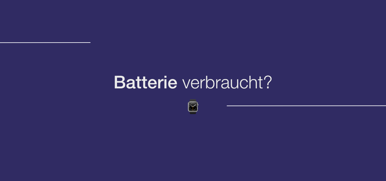 Die Batterie deines iPhones ist verbraucht? Oder deiner Apple Watch oder eines anderen Apple Produkts?
