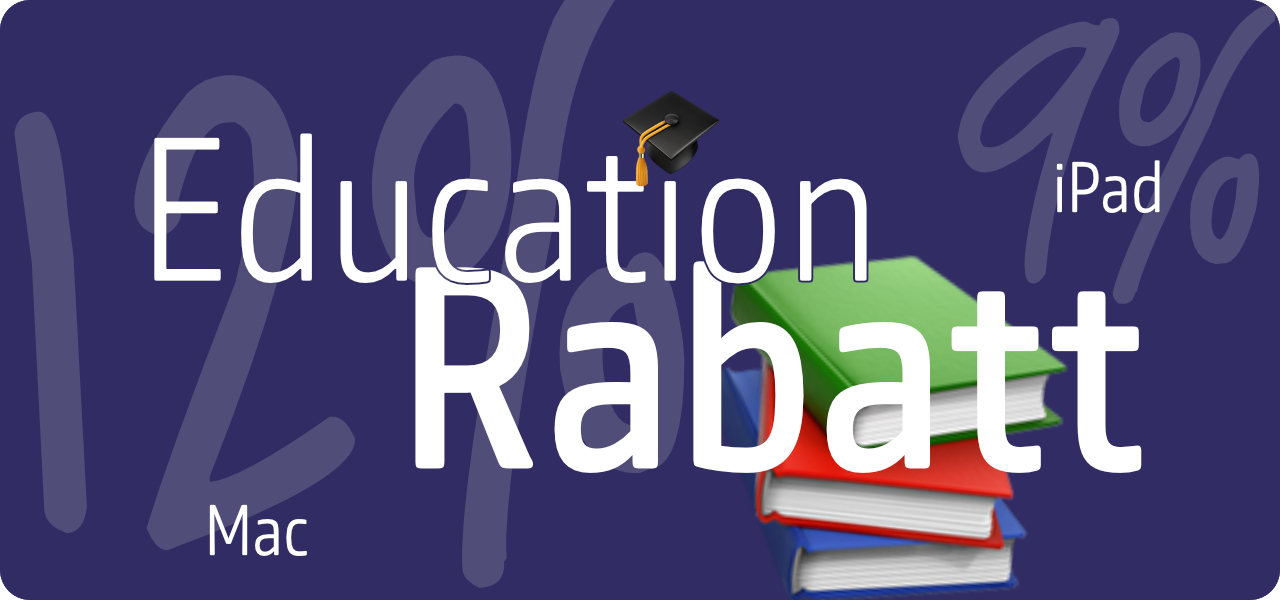 Education-Rabatt bei uns! Kaufe Mac und iPad zu Bildungspreisen!